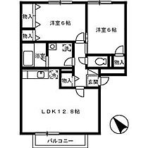 アドミレー樹太　Ｄ棟 203 ｜ 香川県高松市木太町3393-1（賃貸アパート2LDK・2階・59.53㎡） その2