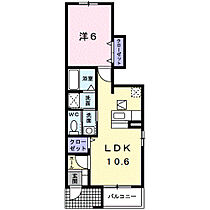 ドエルエバーグリーンＣ 105 ｜ 香川県高松市御厩町1474番地1（賃貸アパート1LDK・1階・40.06㎡） その2