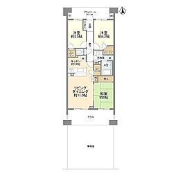 間取図画像 3LDK
