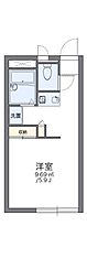 レオパレスヴィーブル 1Kの間取図画像