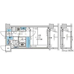 フェニシア学芸大学 1Kの間取図画像