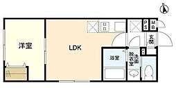 間取図画像 1LDK