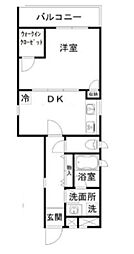 間取図画像 1DK