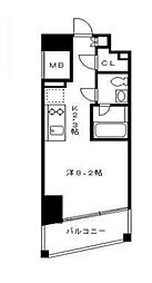 セルフィスタ渋谷 2階ワンルームの間取り
