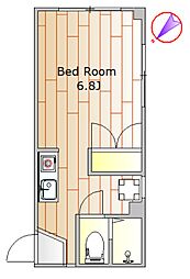 GRANCITY田園調布 ワンルームの間取図画像