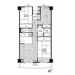 ステラメゾン大森 3LDKの間取図画像