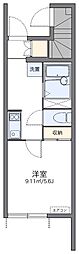 LEONEXT文士村 1Kの間取図画像