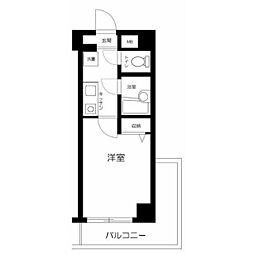 菱和パレス高輪台 1Kの間取図画像