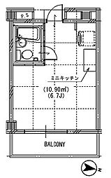 レオノーレ雪谷 ワンルームの間取図画像
