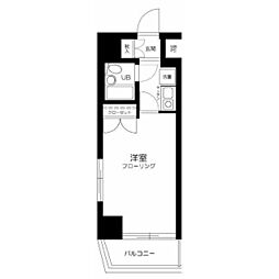 ステージファースト武蔵小山 1Kの間取図画像