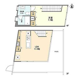 Reteたまプラーザ 1LDKの間取図画像