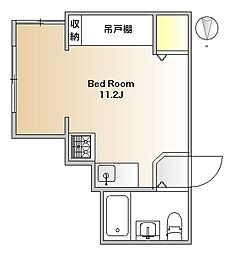 メゾン本庄 ワンルームの間取図画像