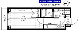 ステージグランデ宮崎台 1Kの間取図画像