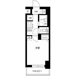 日神パレステージ三軒茶屋2 1Kの間取図画像
