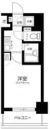 ロイヤルアメニティ池尻大橋 1Kの間取図画像