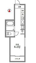 東京都大田区仲池上2丁目（賃貸アパート1R・2階・18.05㎡） その2