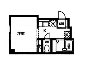 ヴィラ御殿山  ｜ 東京都品川区北品川5丁目（賃貸マンション1K・1階・22.96㎡） その2