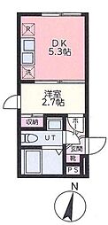 間取図画像 1DK