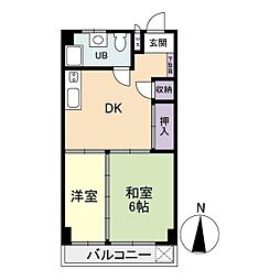 間取図画像 2DK