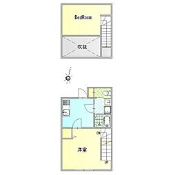 Field大岡山 1LDKの間取図画像