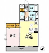 トゥジュール  ｜ 東京都大田区南雪谷5丁目（賃貸アパート1LDK・1階・42.40㎡） その2