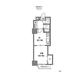 正栄プラザ 1DKの間取図画像