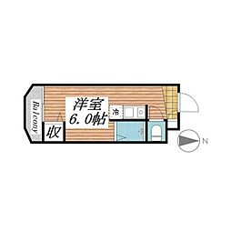 メゾン・ド・アルジャン ワンルームの間取図画像