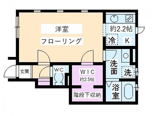 ローレンス恵比寿 ｜東京都渋谷区恵比寿南1丁目(賃貸アパート1K・1階・32.29㎡)の写真 その2