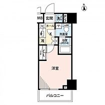 プレール・ドゥーク品川旗の台  ｜ 東京都品川区西中延1丁目（賃貸マンション1K・3階・20.49㎡） その2