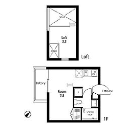 間取図画像 ワンルーム