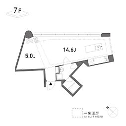 渋谷区東2丁目マンション 1LDKの間取図画像