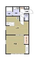 東京都世田谷区等々力6丁目（賃貸アパート1LDK・1階・41.40㎡） その2