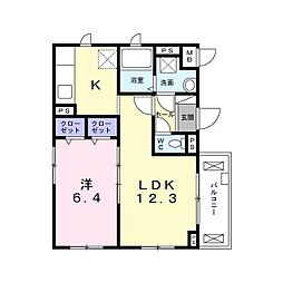 間取図画像 1LDK