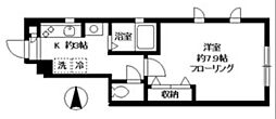 マグノリア・ステラータ・マキシマ 1Kの間取図画像
