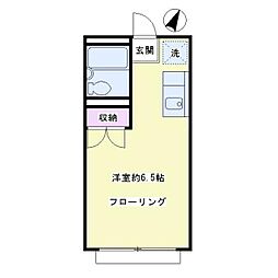 ジョイ深沢 ワンルームの間取図画像