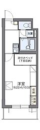 レオパレスパルコートC 1Kの間取図画像
