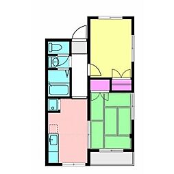 ポート.メゾン 2DKの間取図画像