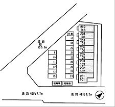 クレール桜町 203 ｜ 兵庫県豊岡市桜町10-17（賃貸アパート1R・2階・30.03㎡） その12