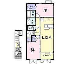 アバンツァートII 202 ｜ 兵庫県豊岡市九日市中町字シツトリ225-3（賃貸アパート2LDK・2階・61.96㎡） その2