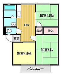 間取図画像 3DK