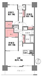 間取図画像 3LDK