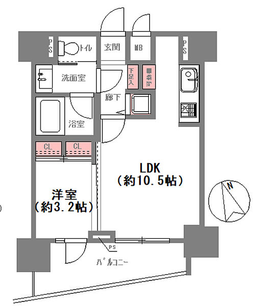 間取りを拡大表示
