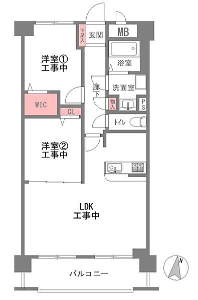 間取りを拡大表示