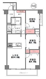 間取図画像 3LDK