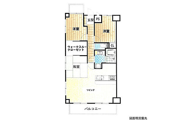 間取り ライオンズマンション楽々園第２ 3階/-