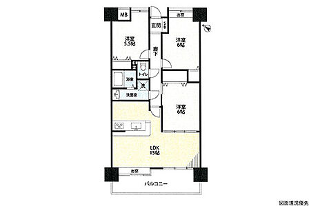間取り図※図面現況優先