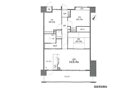 間取り図※図面現況優先