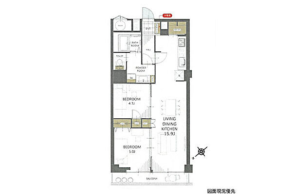 間取り ドルミ庚午 7階/-
