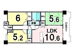 間取図画像 3LDK