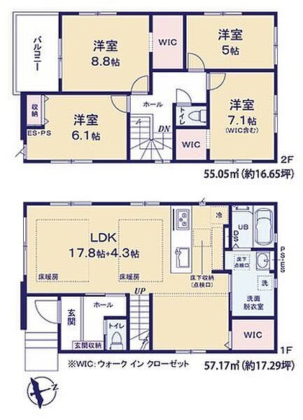 間取りを拡大表示